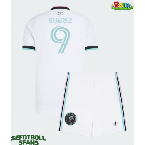 Inter Miami Luis Suarez #9 Tredjeställ Barn 2026-27 Kortärmad (+ Korta byxor)